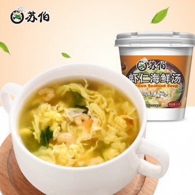 福建蝦仁海鮮杯裝10g速食湯