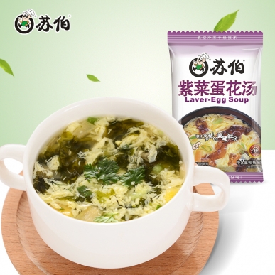 蘇州蘇伯8g裝紫菜蛋花速食湯