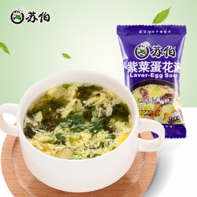 上海蘇伯12g裝紫菜蛋花速食湯